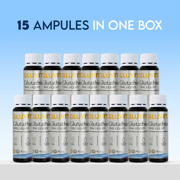 Gluvit-S Glutathione Oral Liquid 15 Shots x 20ml