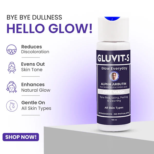 GLUVIT-S Skin Whitening Face Wash 100 ml