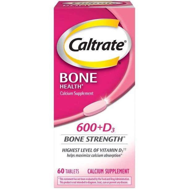 Caltrate 600 + D3 Calcium & Vitamin D Supplement Tablets