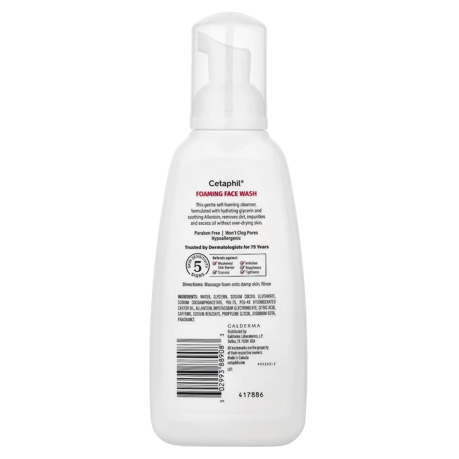 Cetaphil Skin Redness Relieving Foaming Face Wash 237 ml