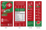 Route2Health Hydr8 VitaLyte Mix Kool Rush Watermelon Flavor 10 Hydrating Sachets