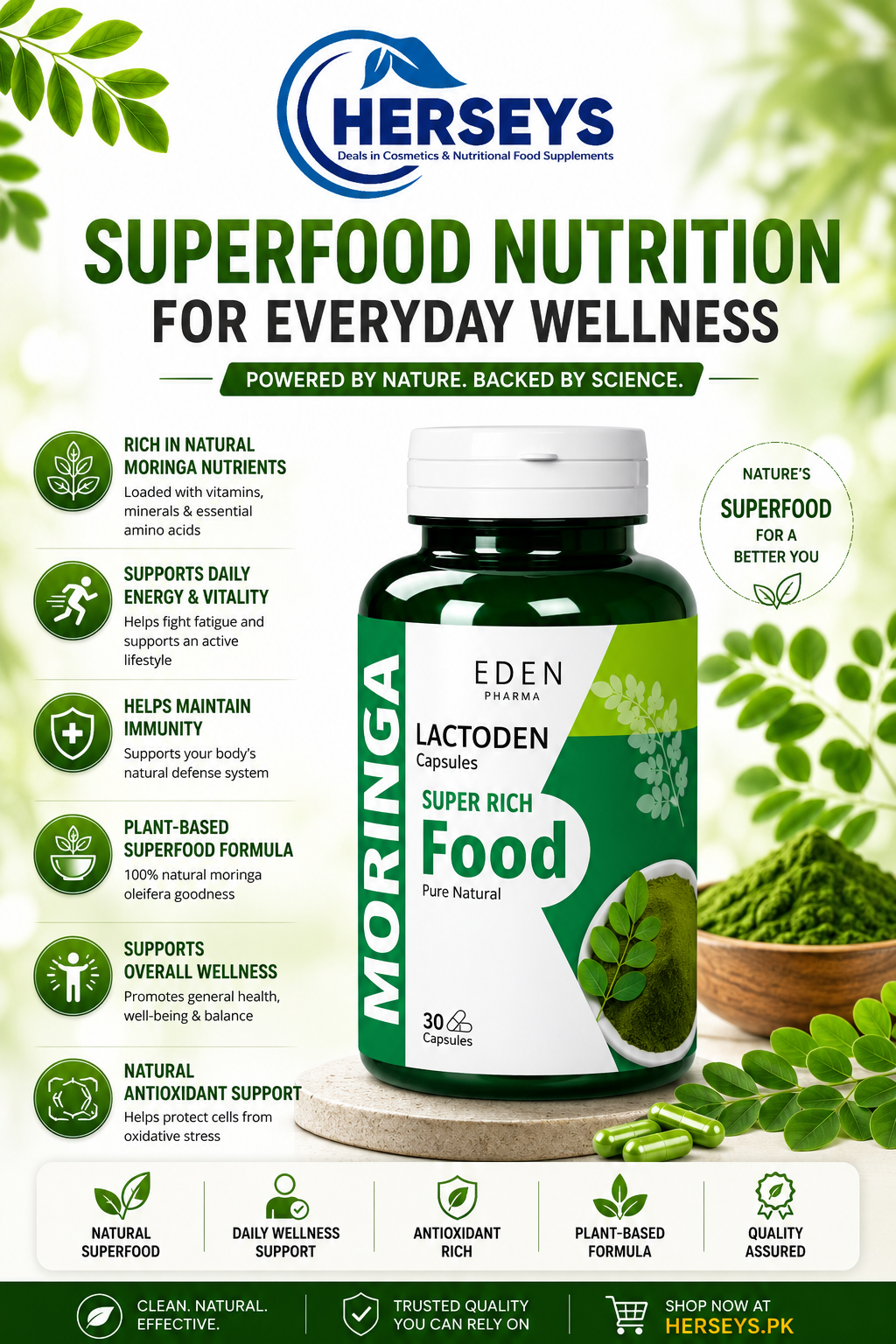 Eden Pharma Lactoden 30 Capsules