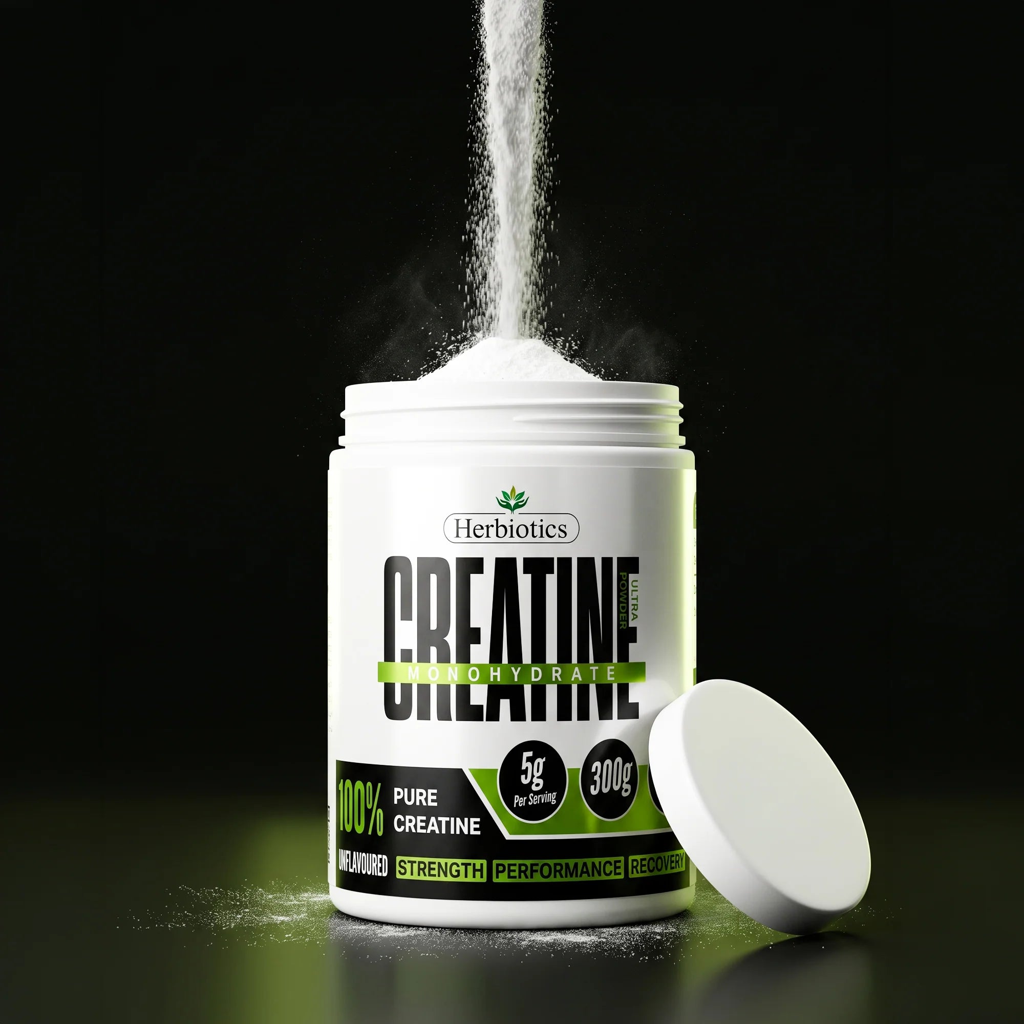 Herbiotics Creatine Monohydrate Powder 300 G