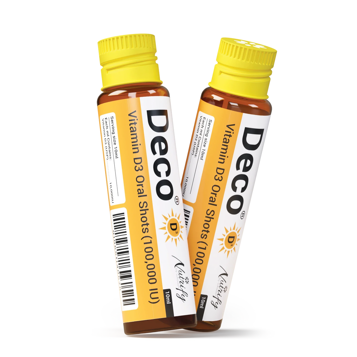 Nutrify DECO Vitamin D3 Oral Shots (100,000 IU))