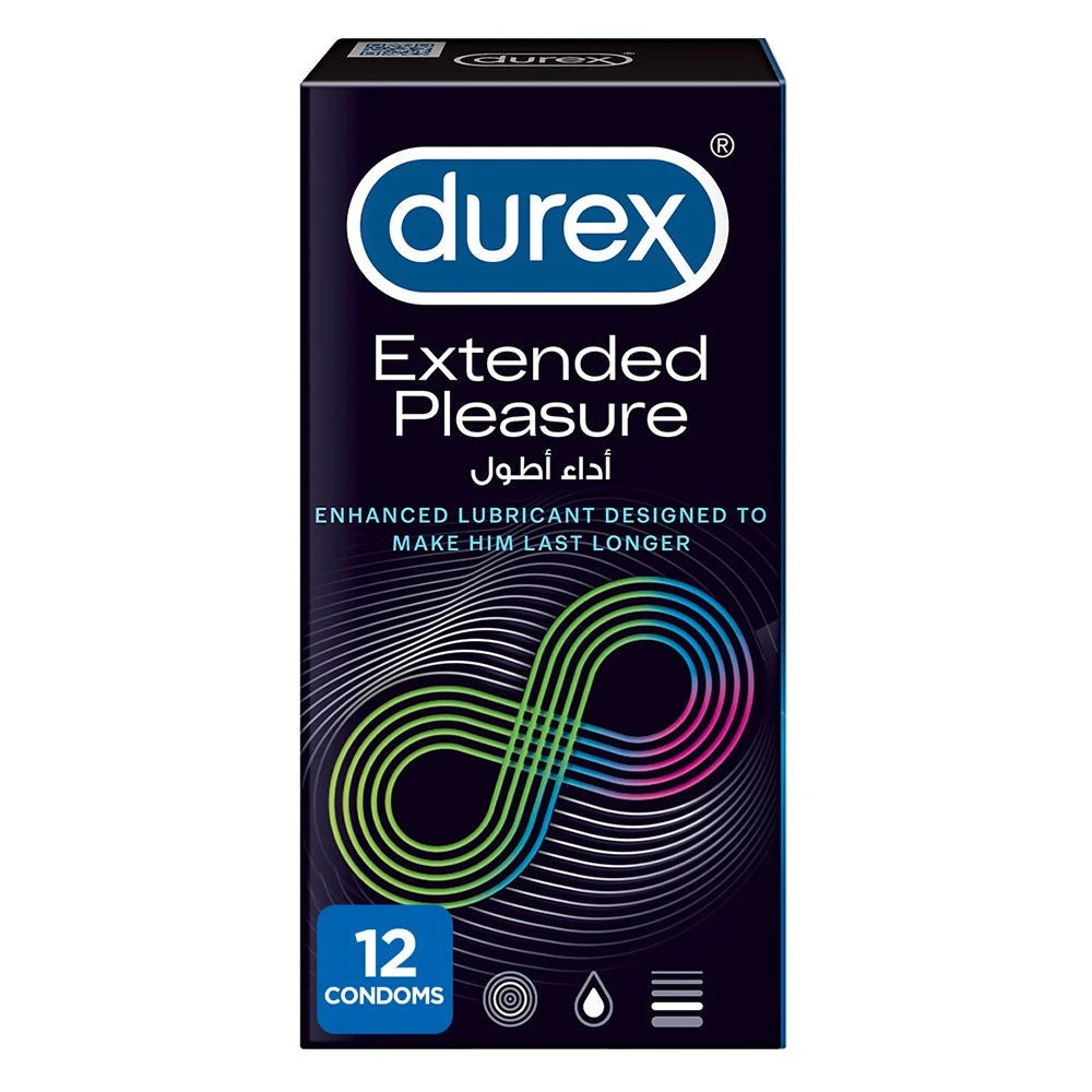 Durex Extended Pleasure Condoms 12 Pack