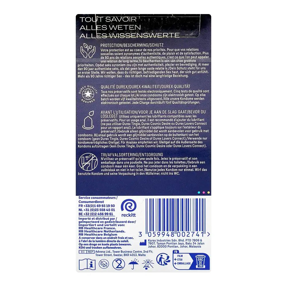 Durex Perfect Gliss Condoms 10 Pack