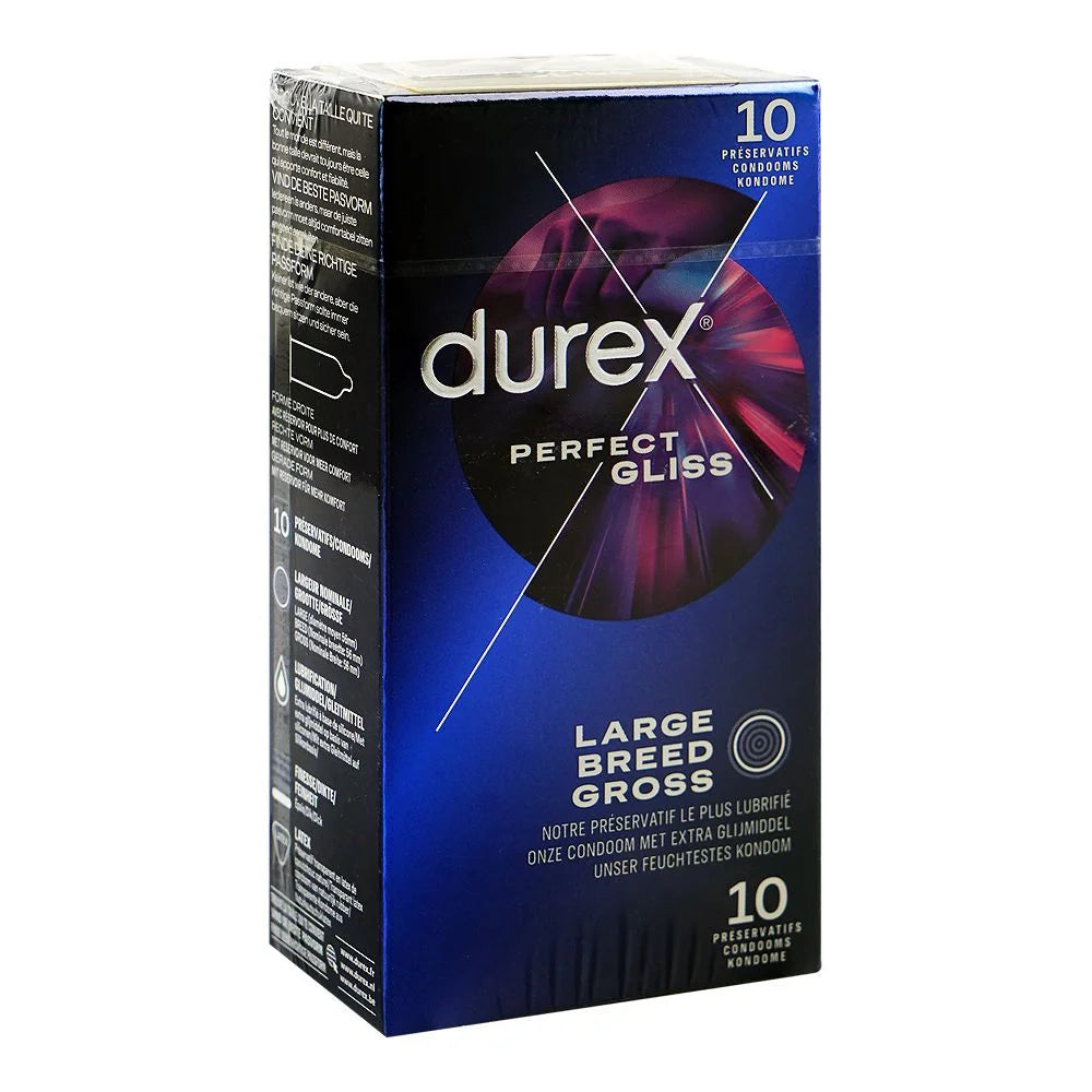 Durex Perfect Gliss Condoms 10 Pack