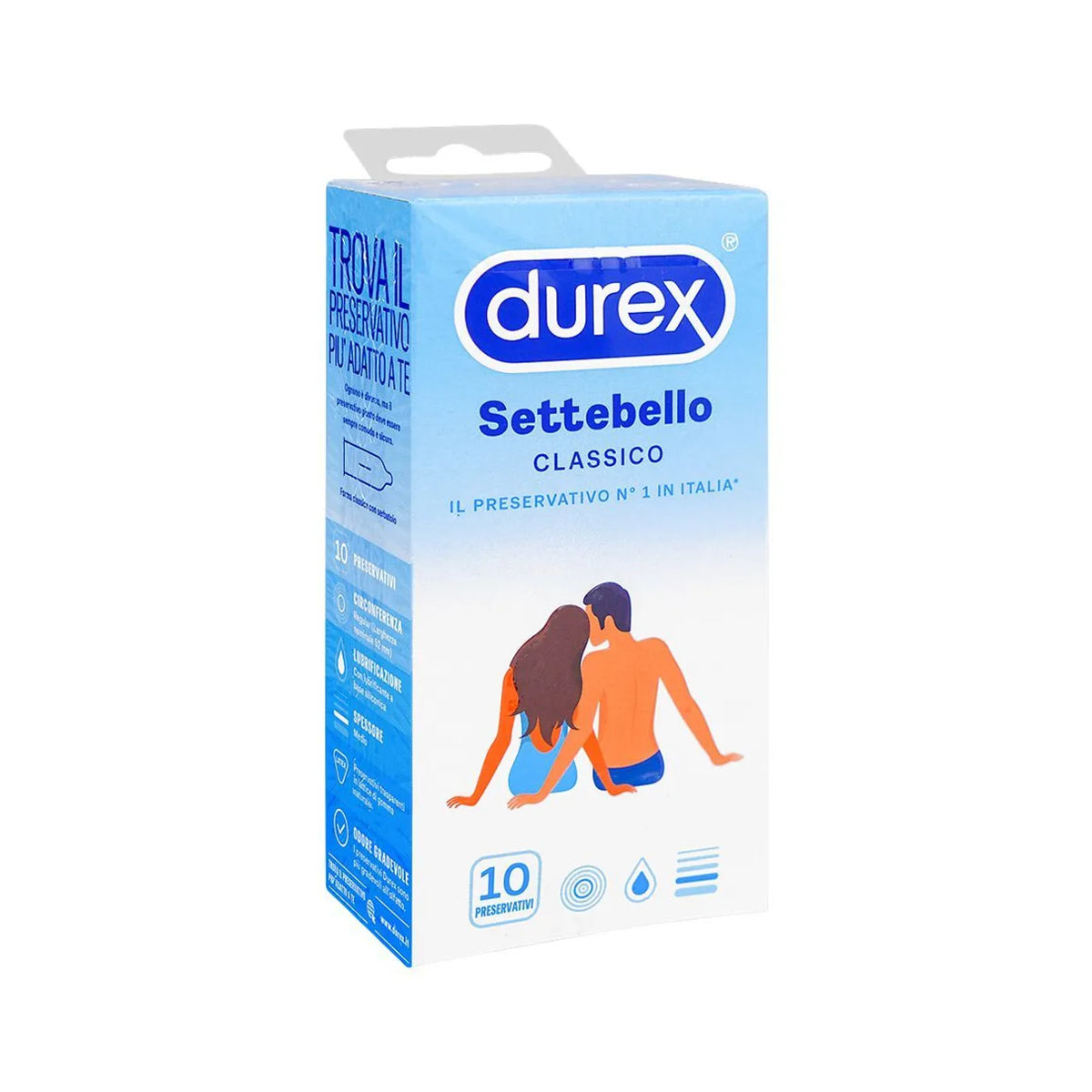 Durex Settebello Classico Condoms 10 Pack