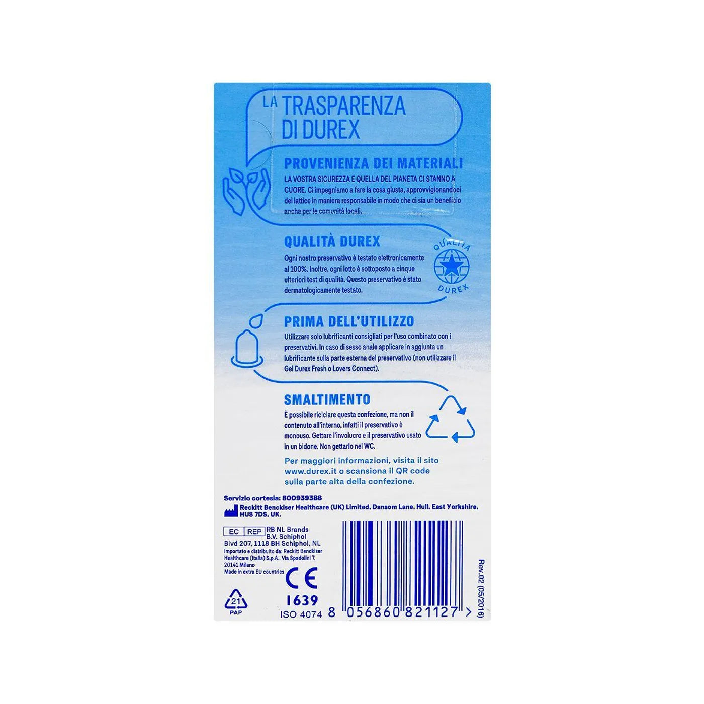 Durex Settebello Classico Condoms 10 Pack