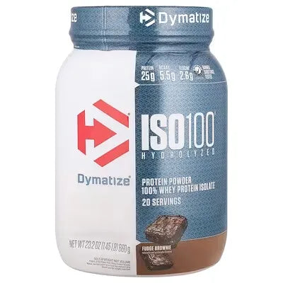 Dymatize ISO100 Hydrolyzed 100% Whey Protein Isolate Fudge Brownie 660g