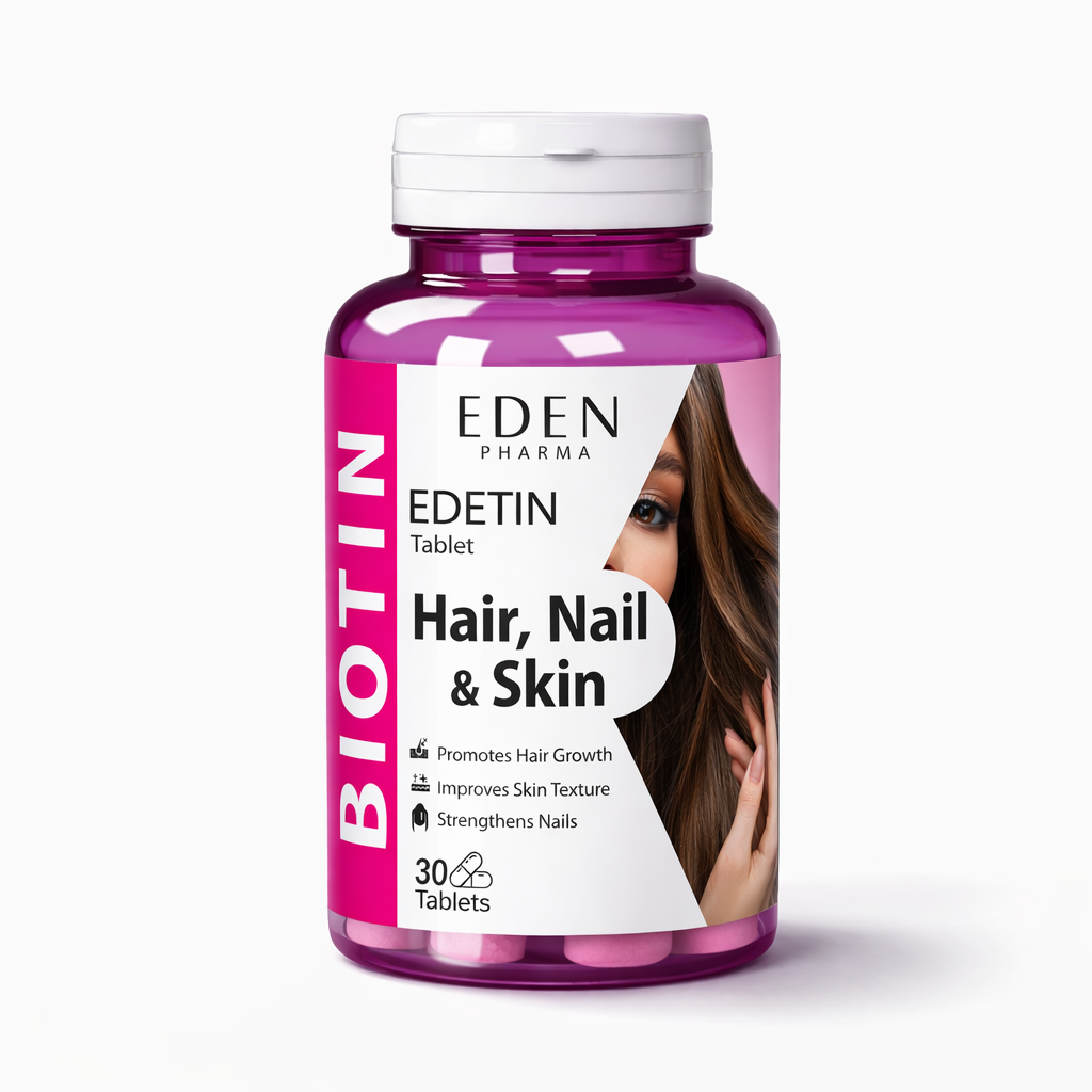 Edetin Tablets Hair Nail & Skin Support 30 Tablets