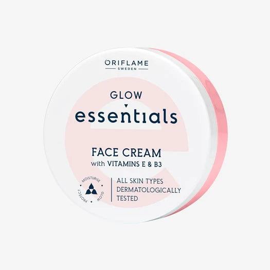 Oriflame Glow Essentials Face Cream with Vitamins E B3 75 ML