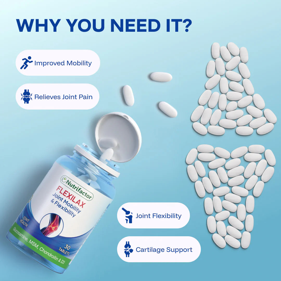 Nutrifactor Flexilax Joint Mobility and Flexibility 30 Tablets