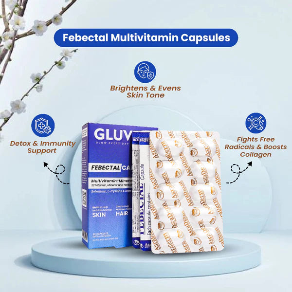 GLUVIT-S Febectal Multivitamin 30 Vegan Capsules