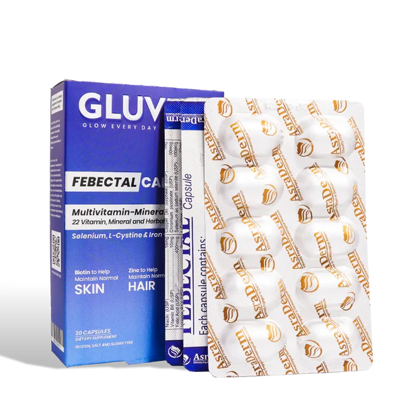 GLUVIT-S Febectal Multivitamin 30 Vegan Capsules