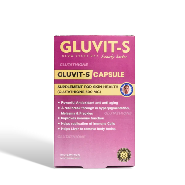 GLUVIT-S Glutathione 500 mg 30 Capsules
