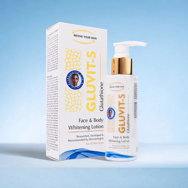 GLUVIT-S Glutathione Face And Body Whitening Lotion 100 ml