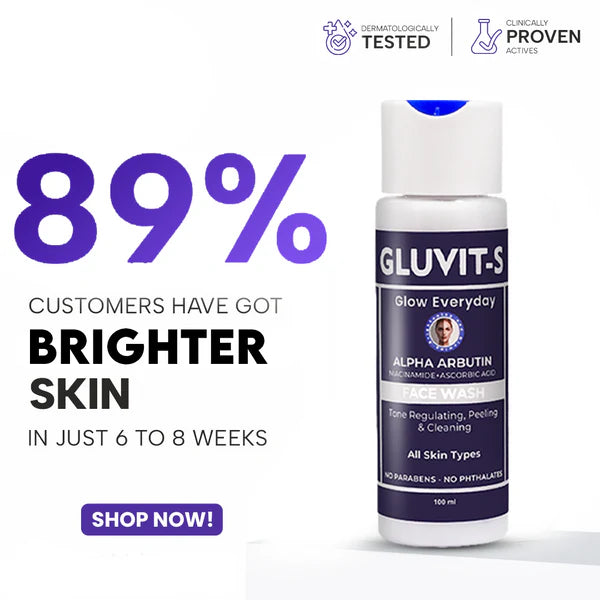 GLUVIT-S Skin Whitening Face Wash 100 ml