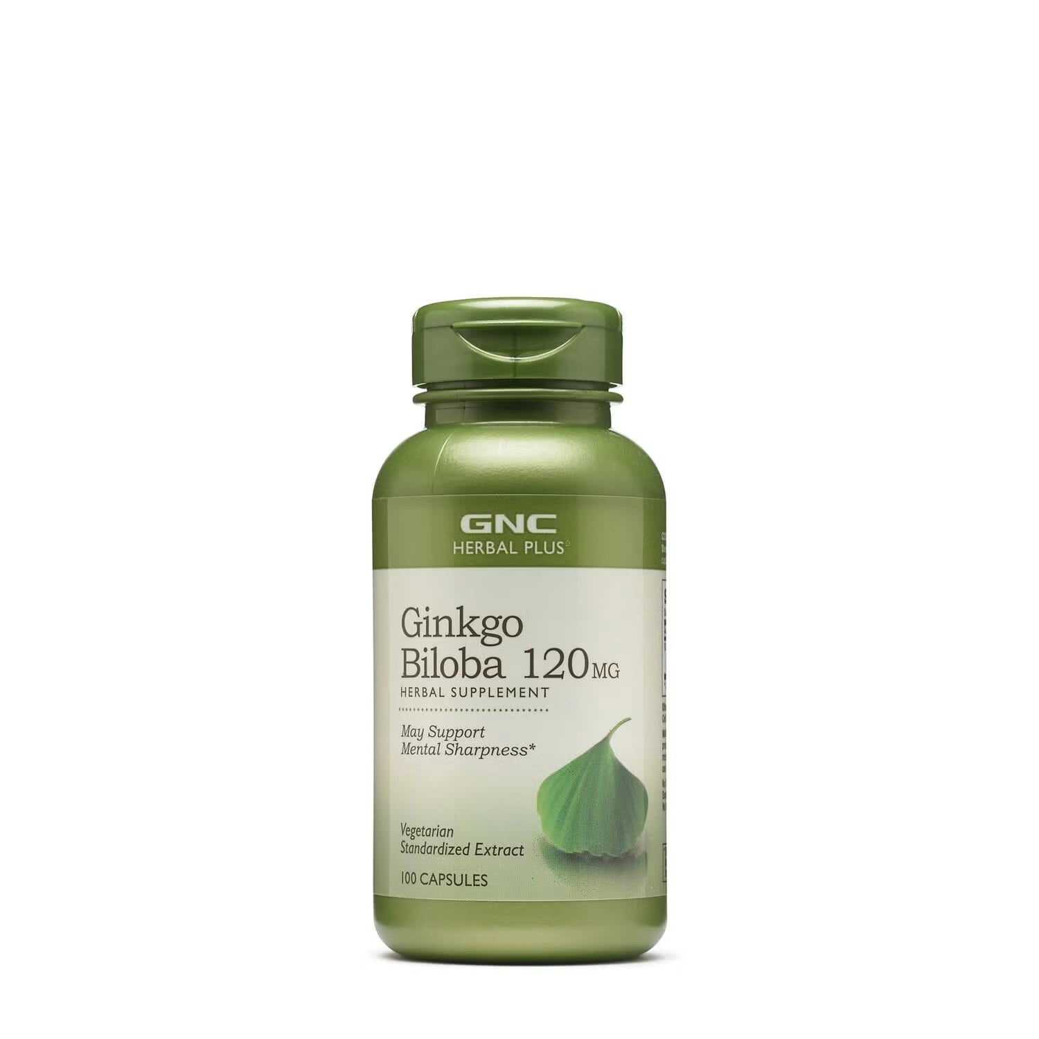 GNC Herbal Plus Ginkgo Biloba 120mg 100 Capsules 