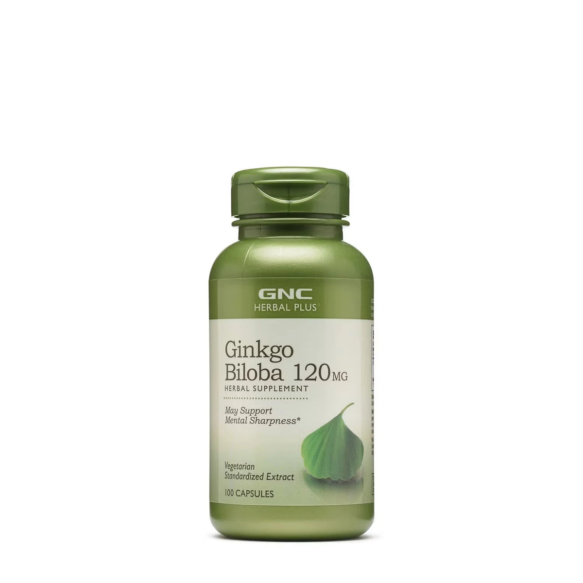 GNC Herbal Plus Ginkgo Biloba 120mg 100 Capsules 