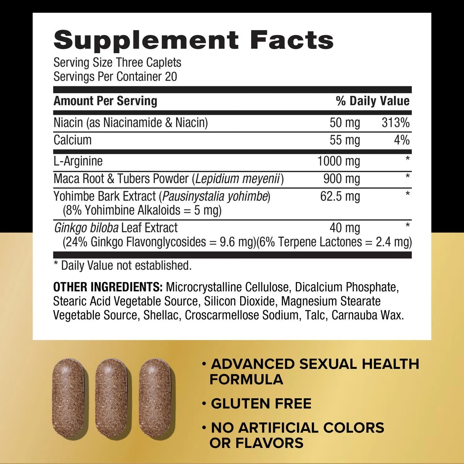GNC Mens Maca Man 60 Capsules 