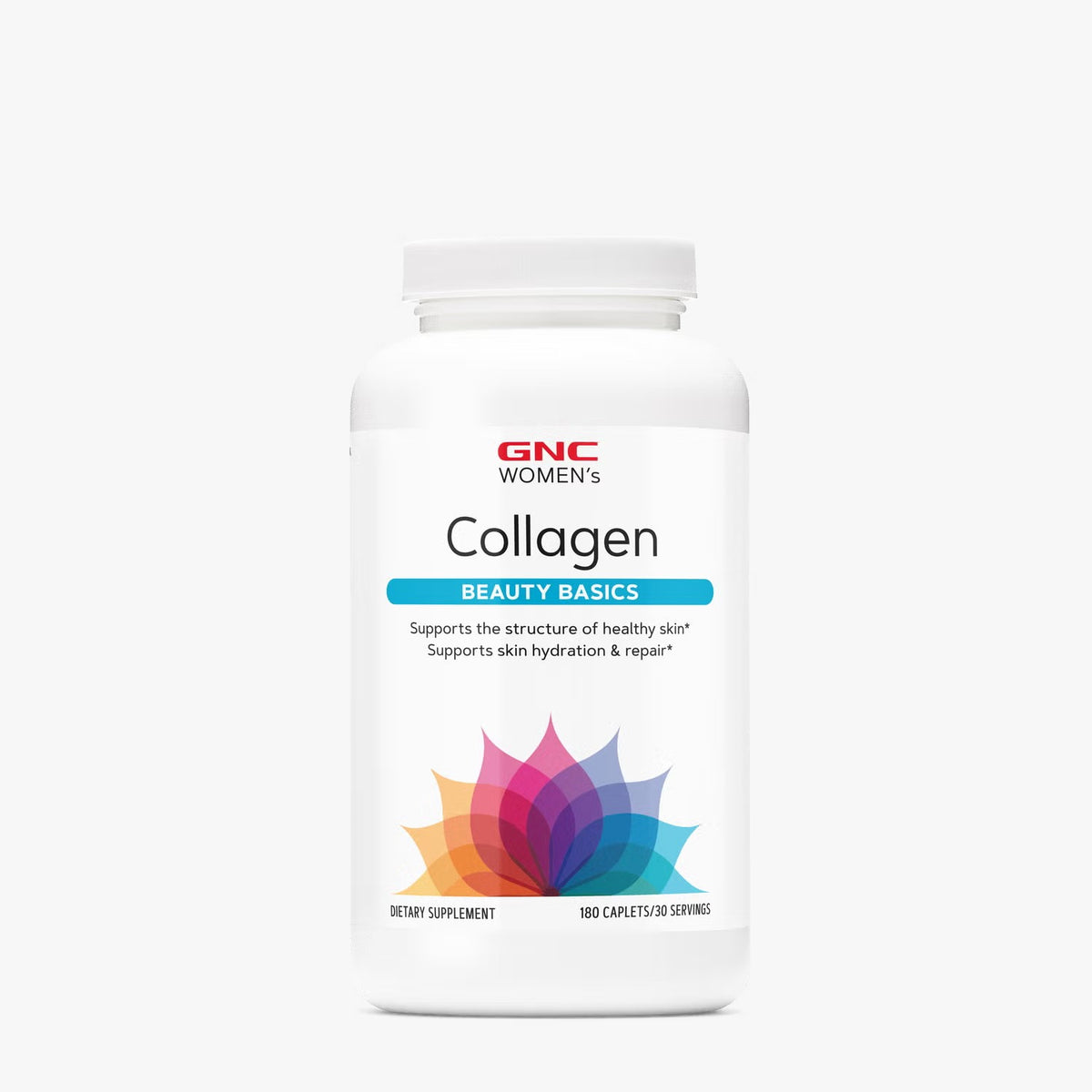 GNC Women’s Collagen Beauty Basics – 180 Caplets (30 Servings)