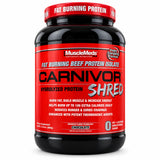 MuscleMeds Carnivor Shred Hydrolyzed Beef Protein Chocolate 988g