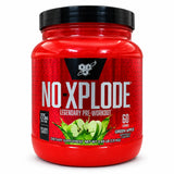 BSN N.O.-XPLODE Pre-Workout Green Apple 2.45 lb (1.11 kg) – 60 Servings