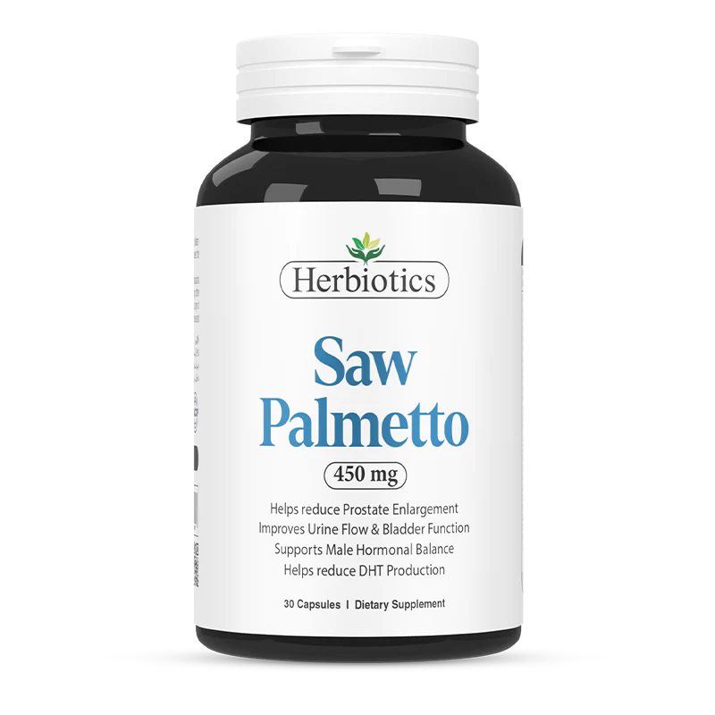 Herbiotics Saw Palmetto 450 MG 30 Capsules