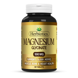 Herbiotics Magnesium Glycinate 500 MG 60 Tablets