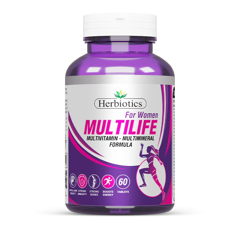 Herbiotics Multilife Multivitamin for Woman 60 Tablets