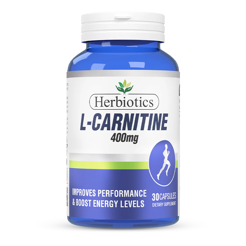 Herbiotics L Carnitine 400mg 30 Capsules
