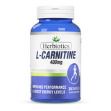 Herbiotics L Carnitine 400mg 30 Capsules