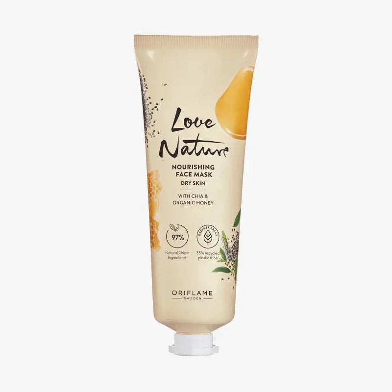 Oriflame Love Nature Nourishing Face Mask with chia & organic honey 75 ML