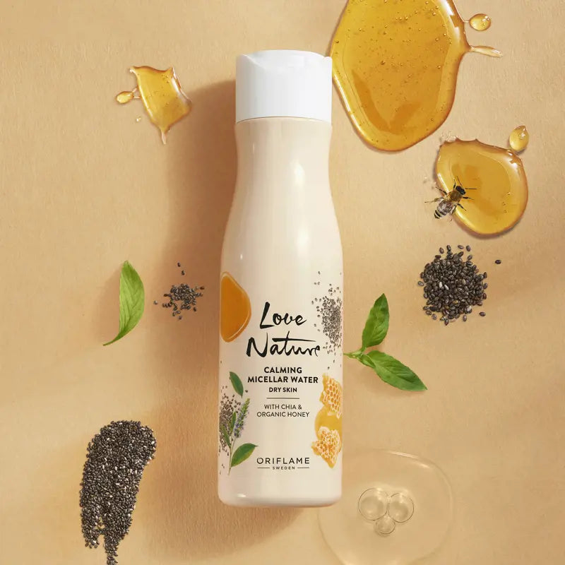 Oriflame Love Nature Calming Micellar Water with chia & organic honey 150 ML