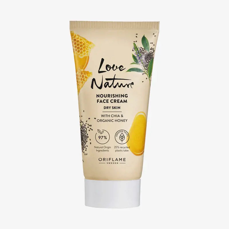 Oirflame Love Nature Nourishing Face Cream with chia & organic honey 50 ML