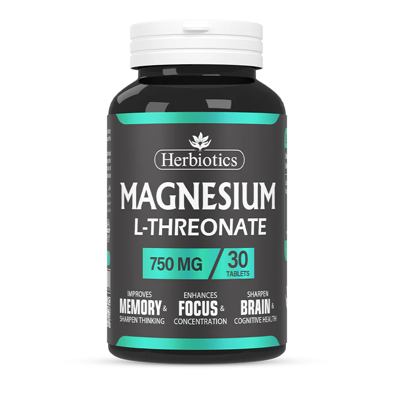 Herbiotics Magnesium L-Threonate 750 mg 30 Tablets