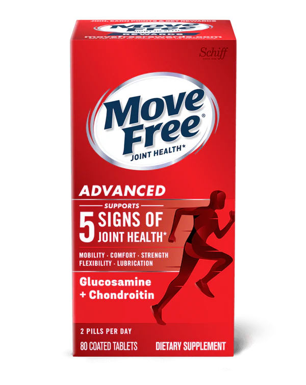 Move Free Advanced Glucosamine plus Chondroitin Joint Supplement 80 Tablets