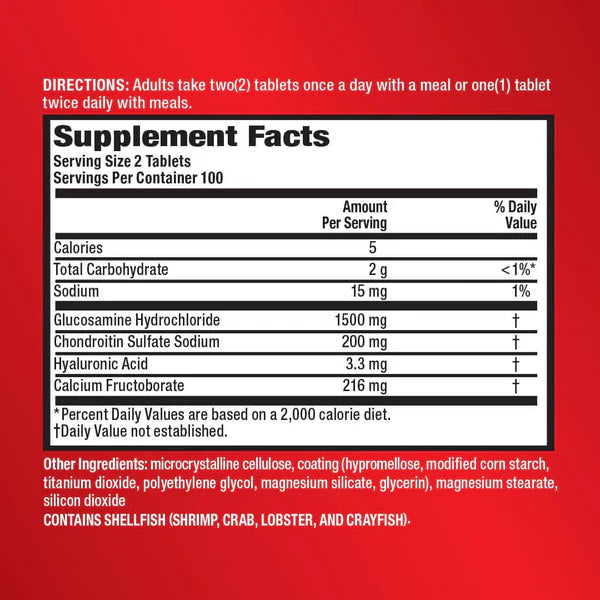 Move Free Advanced Glucosamine plus Chondroitin Joint Supplement 80 Tablets