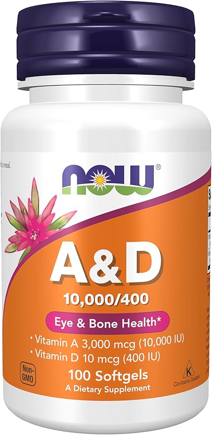 NOW Foods, Ultra A & D3, 100 Softgels
