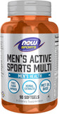 NOW MENS ACTIVE SPORTS MULTI 90 SOFTGELS