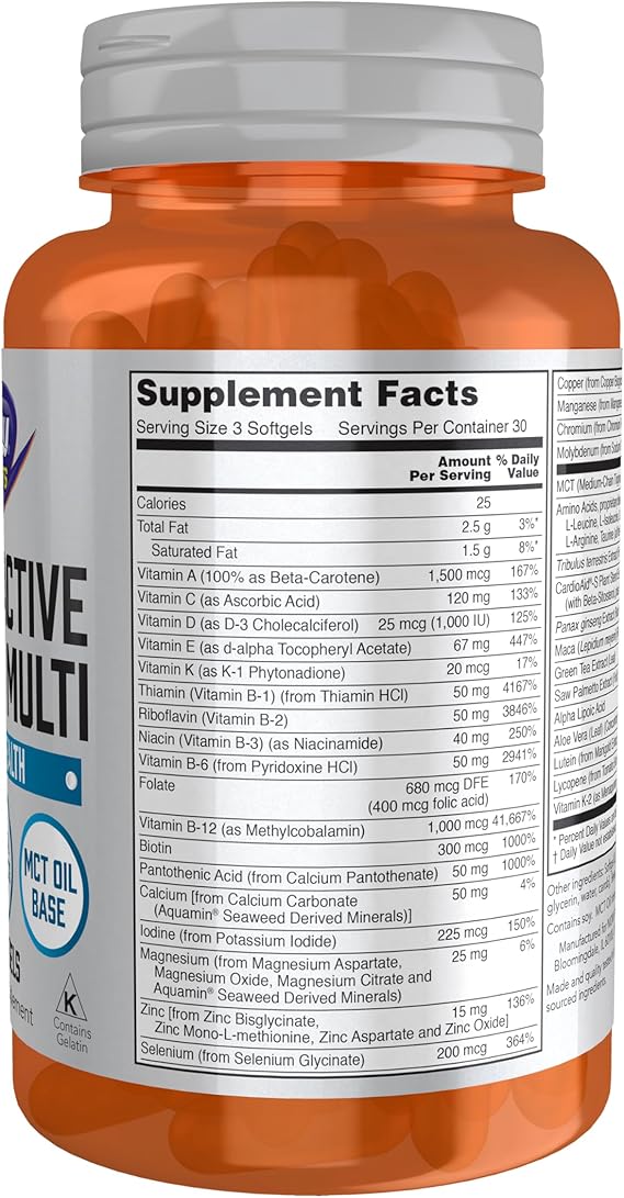 NOW MENS ACTIVE SPORTS MULTI 90 SOFTGELS