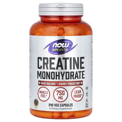 NOW Sports Creatine Monohydrate 750 Mg 120 Veg Capsules
