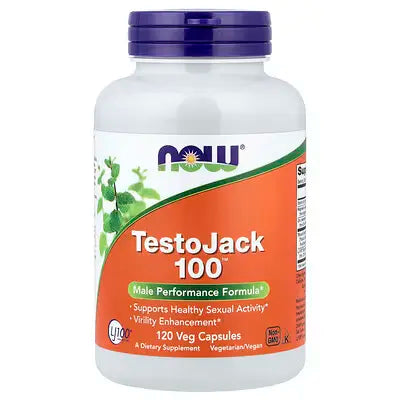 NOW Foods TestoJack 100 120 Veg Capsules