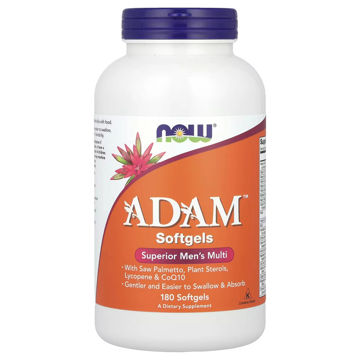 NOW Foods ADAM Superior Men's Multi 180 Softgels