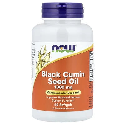 NOW Foods Black Cumin Seed Oil 1000 mg 60 Softgels
