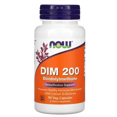 NOW Foods DIM 200 with Calcium D Glucarate 90 Veg Capsules