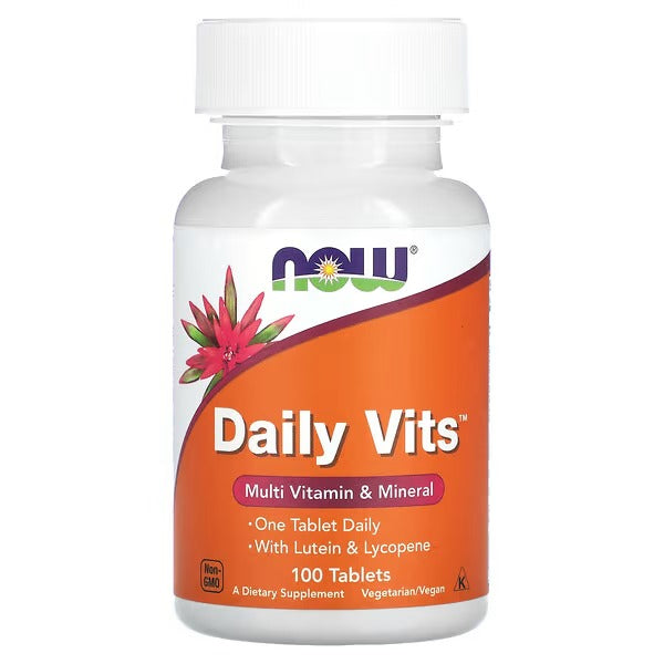 NOW Foods Daily Vits Multi Vitamin Mineral 100 Tablets
