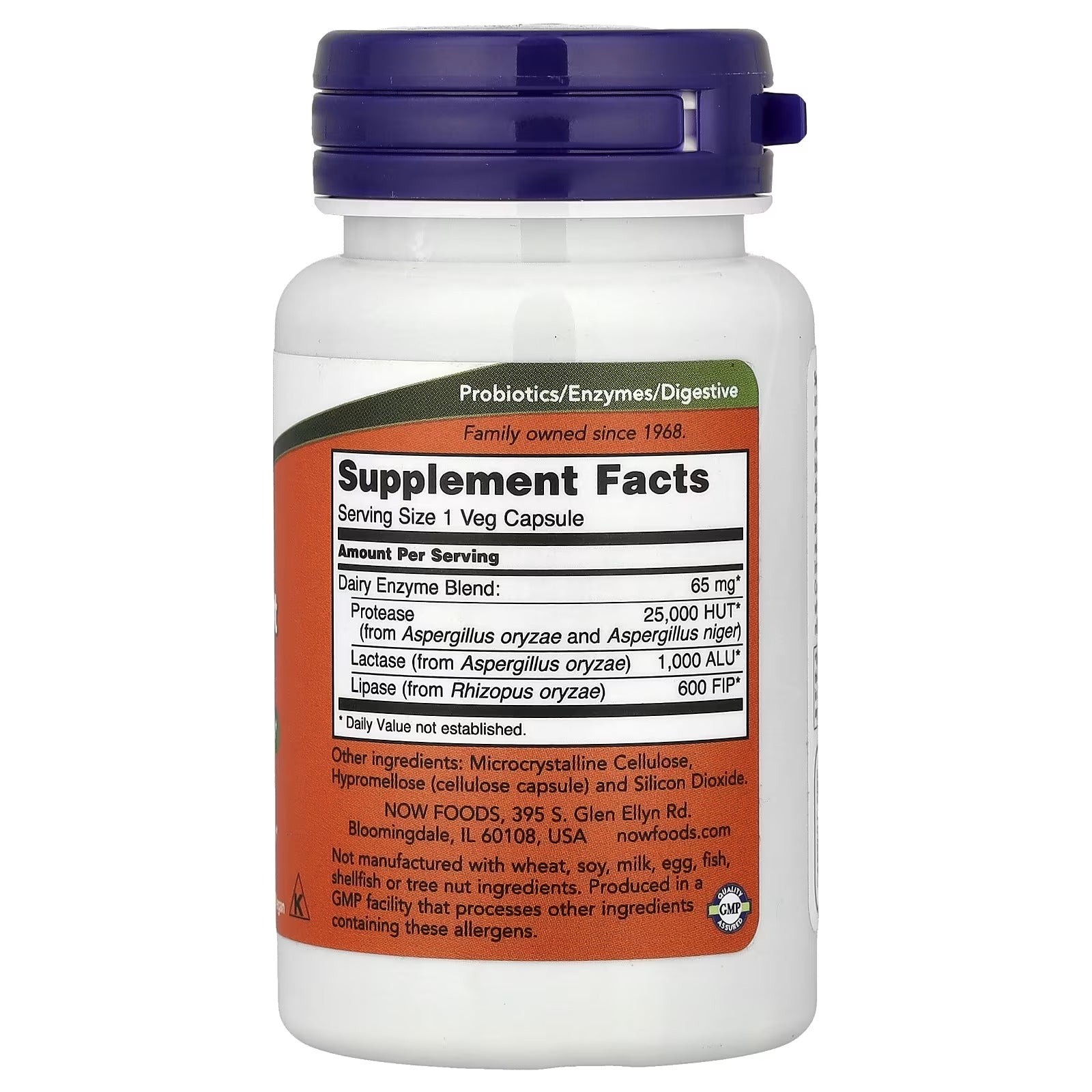 NOW Foods Dairy Digest Complete 90 Veg Capsules