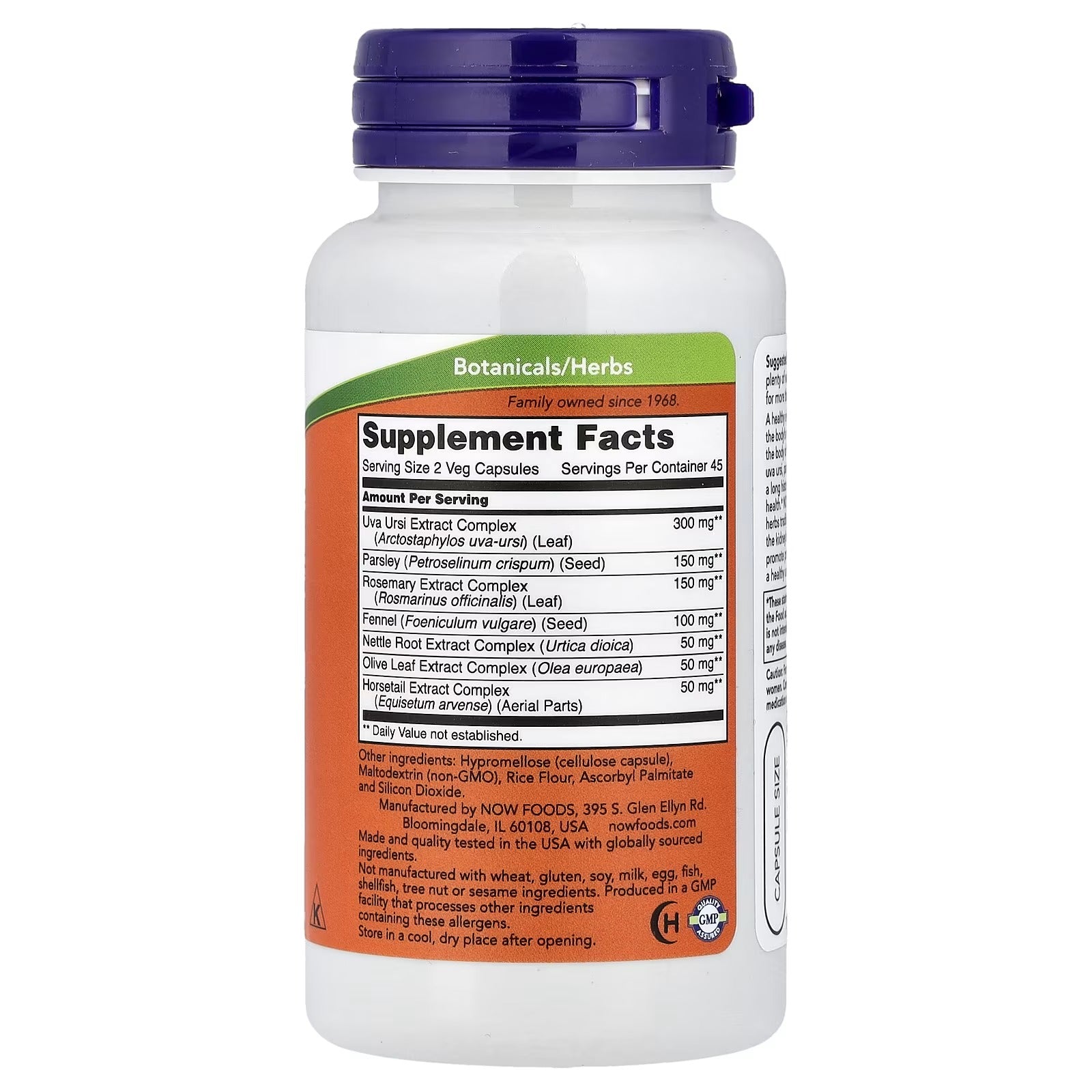 NOW Foods Kidney Cleanse Herbal Formula 90 Veg Capsules
